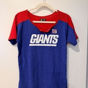 NFL NY Giants Women's elbow sleeve t-shirt Small